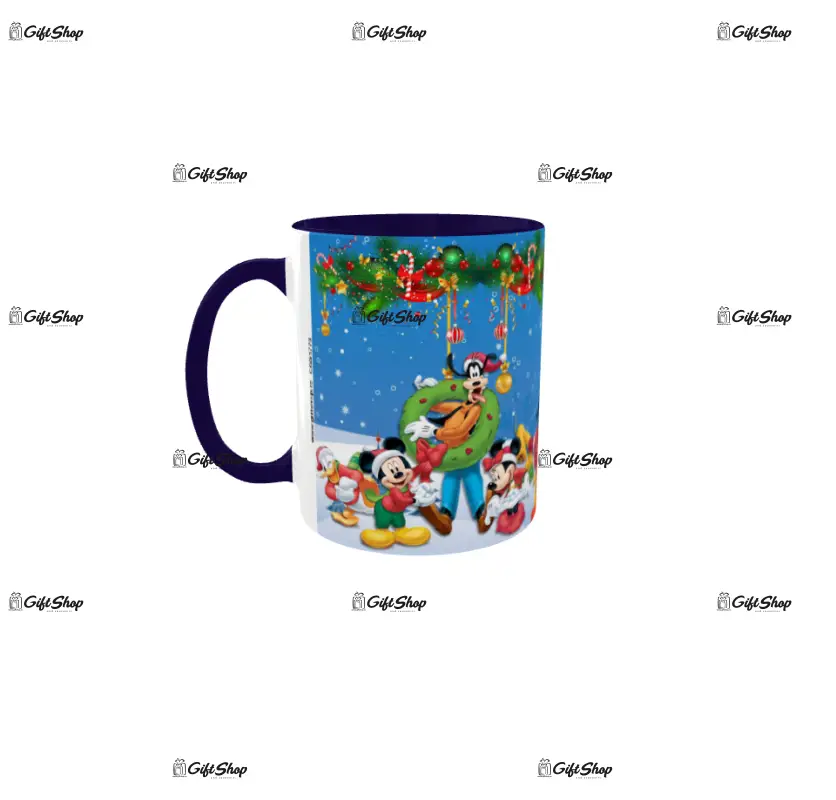 Mickey mouse christmas, cana ceramica, 330ml, model cgs1770